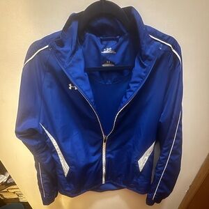 Under Armour Women's Royal Blue and White Light Jacket